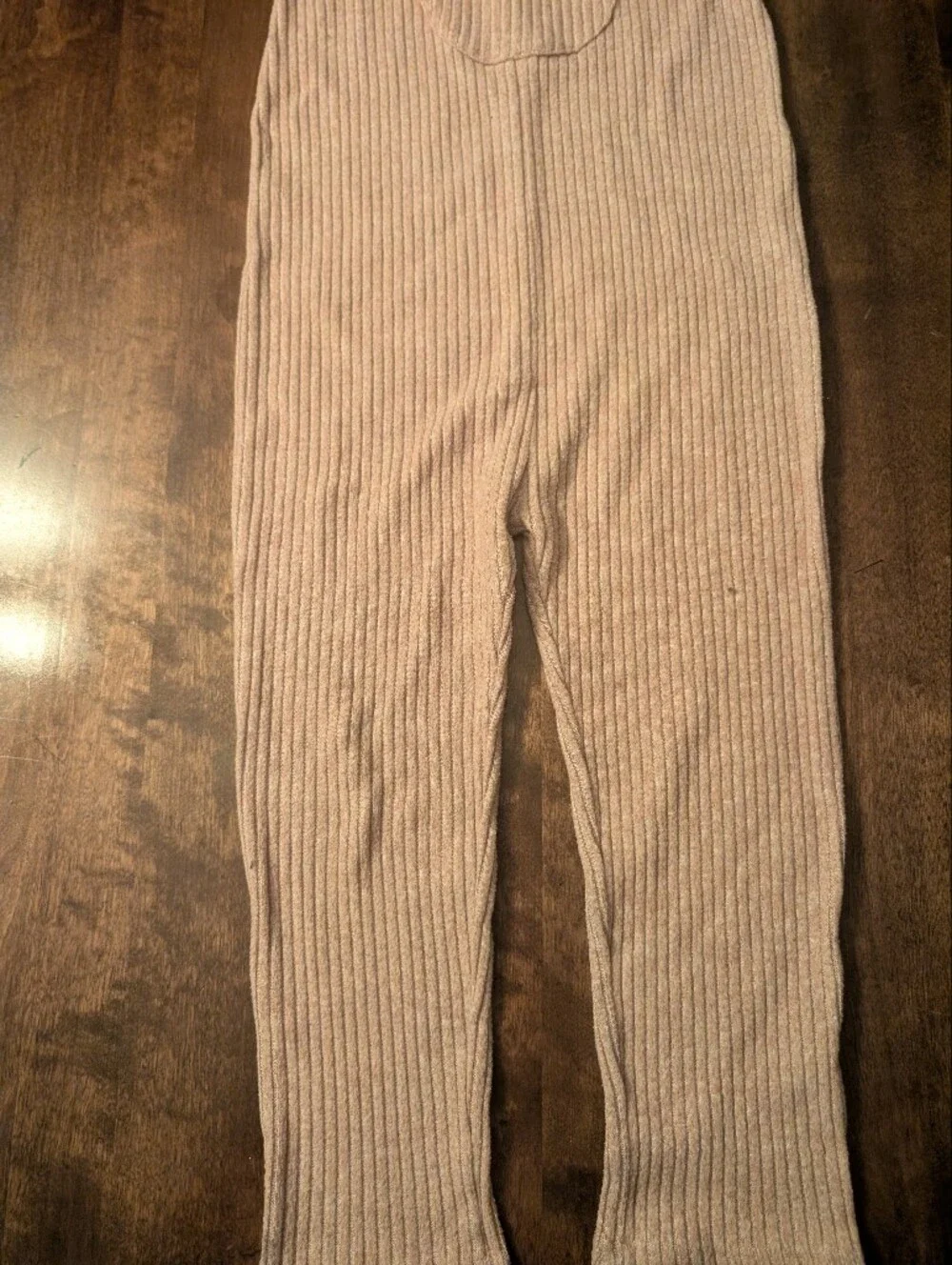 Zara Ribbed Tie-Shoulder Jumpsuit/ Girls 4-5